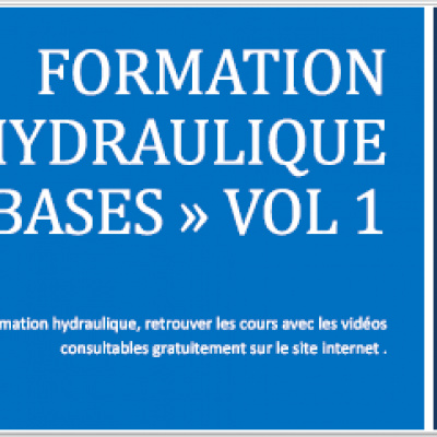 Formation hydraulique les bases ebook a telecharger 2