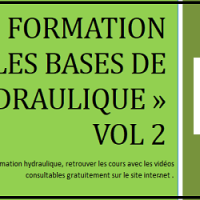 Formation les bases de l hydraulique vol 2 ebook a telecharger