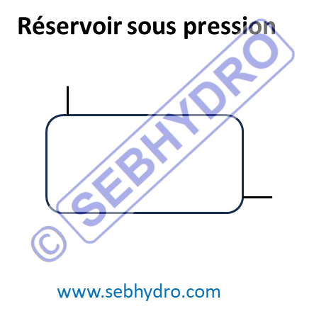 Symbole réservoir sous pression